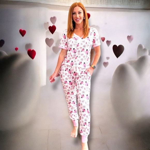 Shirley & Stone You're My‎ Love Bug! Jogger PJ Set - Picture 3 of 5